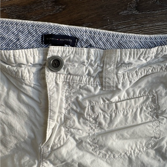 Tommy Hilfiger White Cargo Capri Pants - Picture 6 of 7